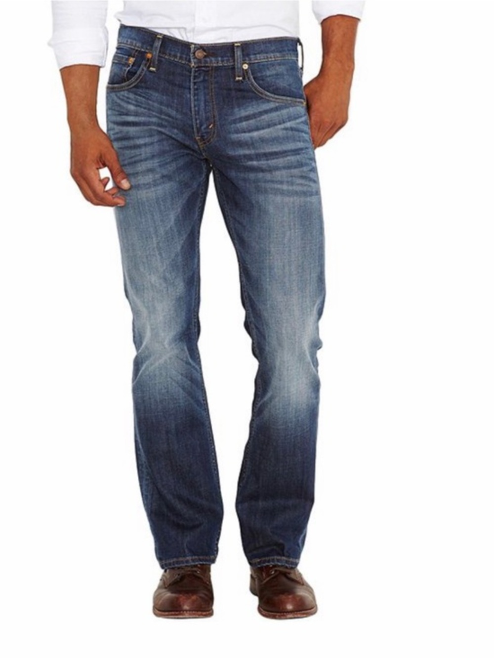 NWT Levi’s 527 Slim Bootcut Jeans New 36 X 36 Waist Stretches to 38”
